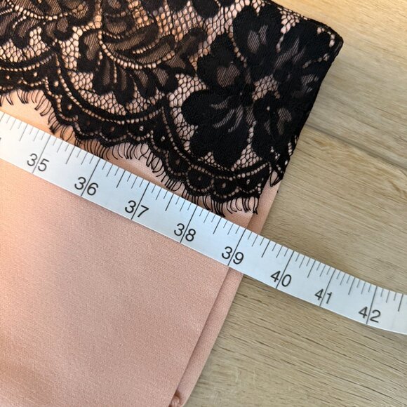 β¨ The Limited Blush Pink Sheath Dress with Black Lace β¨ - Picture 5 of 5